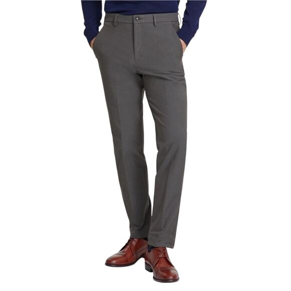 Michael Kors Men's Army Green Cotton Stretch Major Dress Pants Size W36 L30 - Picture 1 of 4